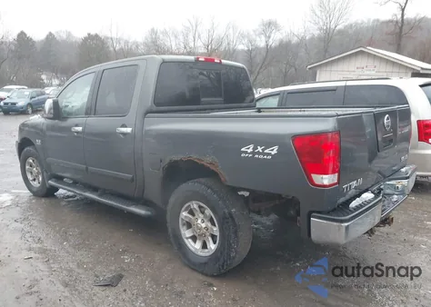 2004 Nissan Titan Le из США, поврежденный, VIN 1N6AA07B44N522824